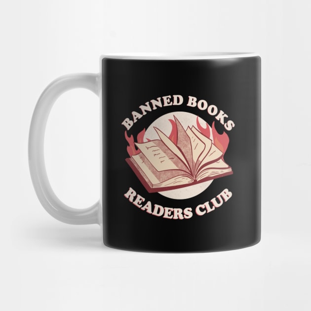 Banned Books Readers Club Librarian Reading Bookworm by secondskin